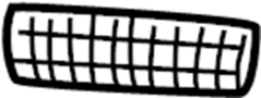 View Grille (Upper, Lower) Full-Sized Product Image