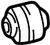 View Suspension Control Arm Bushing (Rear, Lower) Full-Sized Product Image