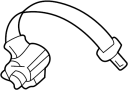 4D0857807CKPF Seat Belt Lap and Shoulder Belt (Rear)