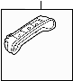View Exterior Door Handle Base Full-Sized Product Image