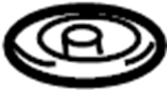 View Coil Spring Insulator (Upper, Lower) Full-Sized Product Image 1 of 2