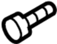 View Screw. Bracket. License. Panel. Trim. (Rear) Full-Sized Product Image