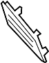 4E0807680A Grille (Front, Lower)