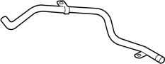 079133817F Secondary Air Injection Pump Hose