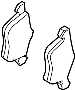 View Disc Brake Pad Set (Front) Full-Sized Product Image