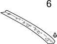 View 4D0867299A Full-Sized Product Image for your 2015 Audi A8 3.0L V6 A/T Quattro L Sedan 