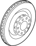 4E0615601L Disc Brake Rotor