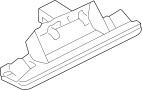 View License Plate Light Assembly Full-Sized Product Image