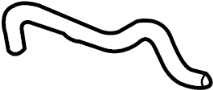 View Engine Coolant Overflow Hose. Water Hose.  Full-Sized Product Image 1 of 2
