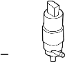 View Headlight Washer Pump Full-Sized Product Image