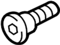View Accessory Drive Belt Idler Pulley Bolt Full-Sized Product Image