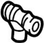 View Hose. Connector. ADAPTER.  Full-Sized Product Image