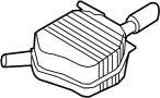 View Muffler. Silencer. (Rear) Full-Sized Product Image 1 of 1