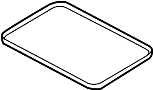 View Seal. Gasket. Rear glass. Rear w'strip. Sunroof. Weatherstrip.  Full-Sized Product Image 1 of 1