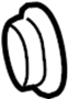 6K0823747 Door Panel Insulation Nut