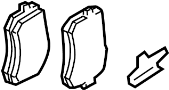 View Disc Brake Pad Set Full-Sized Product Image