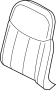 View Seat Back Cushion Cover Full-Sized Product Image 1 of 1