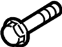 View Suspension Control Arm Bolt (Front, Upper, Lower) Full-Sized Product Image