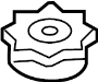 View Spare Tire Nut Full-Sized Product Image