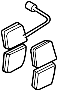View Disc Brake Pad Set (Front) Full-Sized Product Image