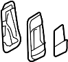View Seat Back Recliner Adjustment Handle Full-Sized Product Image