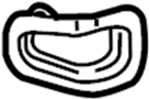 View Door Latch Seal Full-Sized Product Image