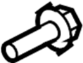 View Door Hinge Bolt (Upper, Lower) Full-Sized Product Image