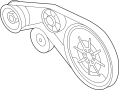Image of Serpentine Belt image for your 2022 Audi A6 allroad  Premium Plus Wagon 