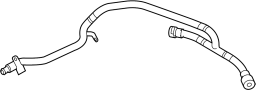 Image of Secondary Air Injection Pump Hose image for your 2004 Audi A8   