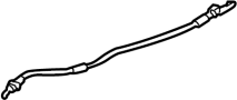 Image of BowD Cable. Deck Lid Release Cable. Hood Release Cable. Deck Lid Release Cable. image for your 2016 Audi S7   