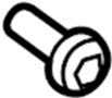 N0162011 Hood Lift Support Stud Bolt