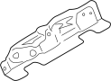 Image of Exhaust Manifold Heat Shield (Rear, Lower) image for your 2020 Audi A4 allroad  Premium Wagon 