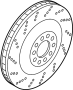 View BRAKE DISC. Disc Brake Rotor.  Full-Sized Product Image