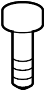 View Seat Track Bolt Full-Sized Product Image 1 of 2