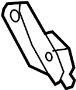 View Quarter Panel Trim Panel Bracket (Upper) Full-Sized Product Image 1 of 2