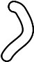 View Radiator Coolant Hose (Front, Upper, Lower) Full-Sized Product Image 1 of 2