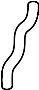 View Engine Coolant Overflow Hose Full-Sized Product Image 1 of 3