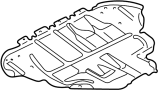 Radiator Support Splash Shield (Front, Lower)