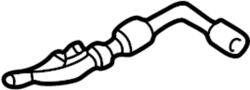 View Engine Coolant Overflow Hose (Lower) Full-Sized Product Image