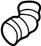 View Hose. Coupling. (Upper) Full-Sized Product Image