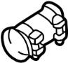 View Clamp. Muffler. (Front, Rear) Full-Sized Product Image