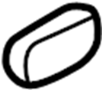 View Door Interior Trim Panel Grommet Full-Sized Product Image 1 of 1