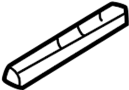 431819225 Door Reinforcement Bar Insulator (Lower)