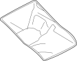 8N8827705E Hatch Seal (Lower)