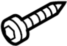 View Bolt. Screw. Mount. Support. Radiator. (Front, Upper, Lower) Full-Sized Product Image