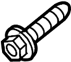 View Bolt. Screw. Mount. Support. Radiator. (Front, Upper, Lower) Full-Sized Product Image