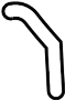 View Radiator Coolant Hose (Front, Rear, Upper, Lower) Full-Sized Product Image