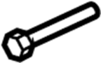 View Engine Harmonic Balancer Bolt Full-Sized Product Image