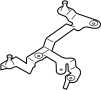 View Bracket. Air. Cleaner. Mass Flow Sensor. Mount. Retainer plate.  Full-Sized Product Image