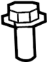 View Engine Valve Cover Bolt Full-Sized Product Image